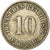 Moneda, ALEMANIA - IMPERIO, Wilhelm II, 10 Pfennig, 1892, Berlin, MBC, Cobre -