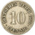 Coin, GERMANY - EMPIRE, Wilhelm II, 10 Pfennig, 1900, Munich, VF(20-25)