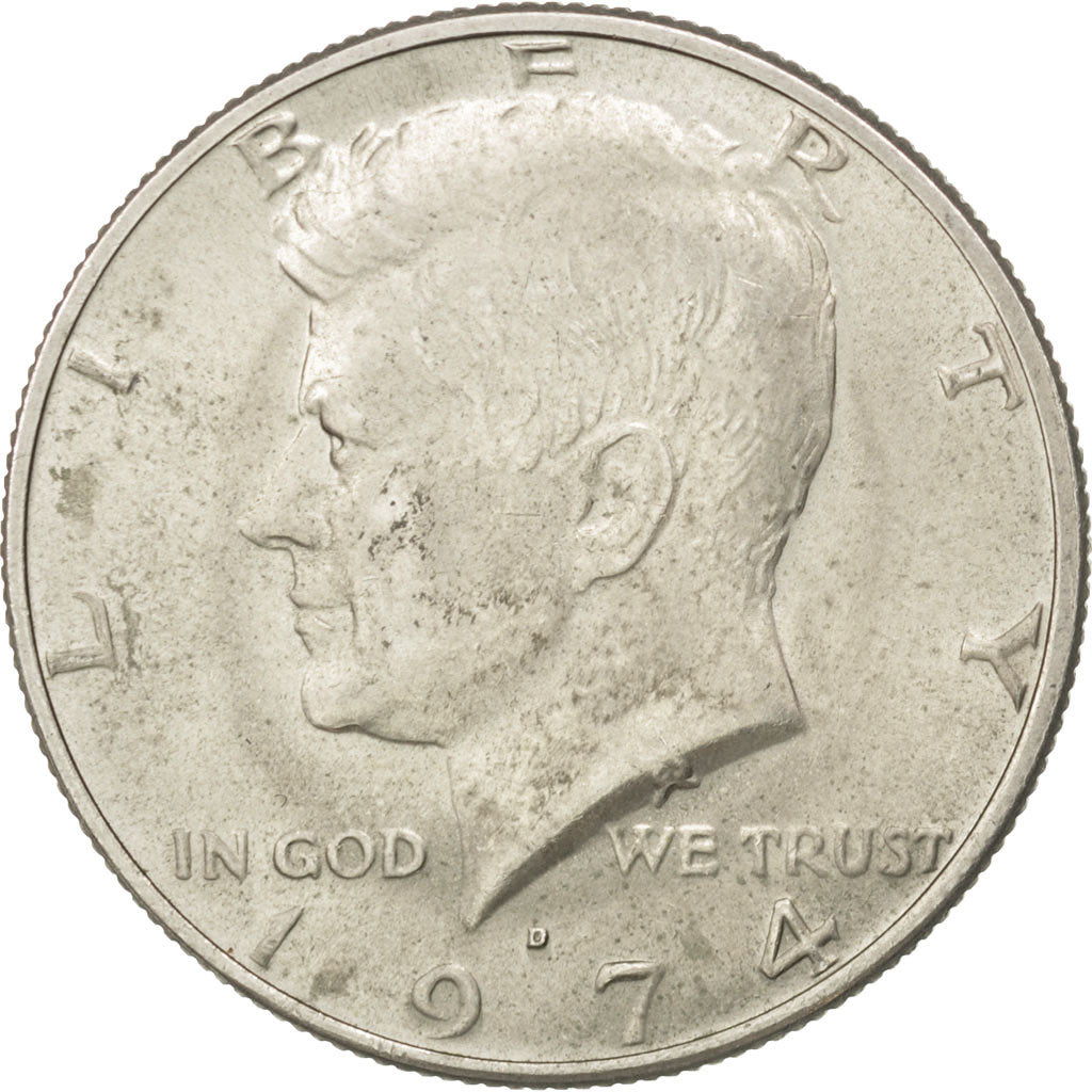 UNITED STATES, Kennedy Half Dollar, Half Dollar, 1974, U.S. Mint, KM #202b,...