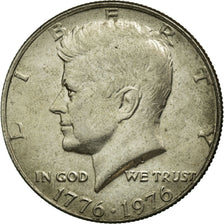 Coin, United States, Kennedy Half Dollar, Half Dollar, 1976, U.S. Mint