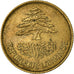 Coin, Lebanon, 25 Piastres, 1961, Utrecht, EF(40-45), Aluminum-Bronze, KM:16.2