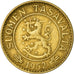 Coin, Finland, 10 Markkaa, 1952, EF(40-45), Aluminum-Bronze, KM:38
