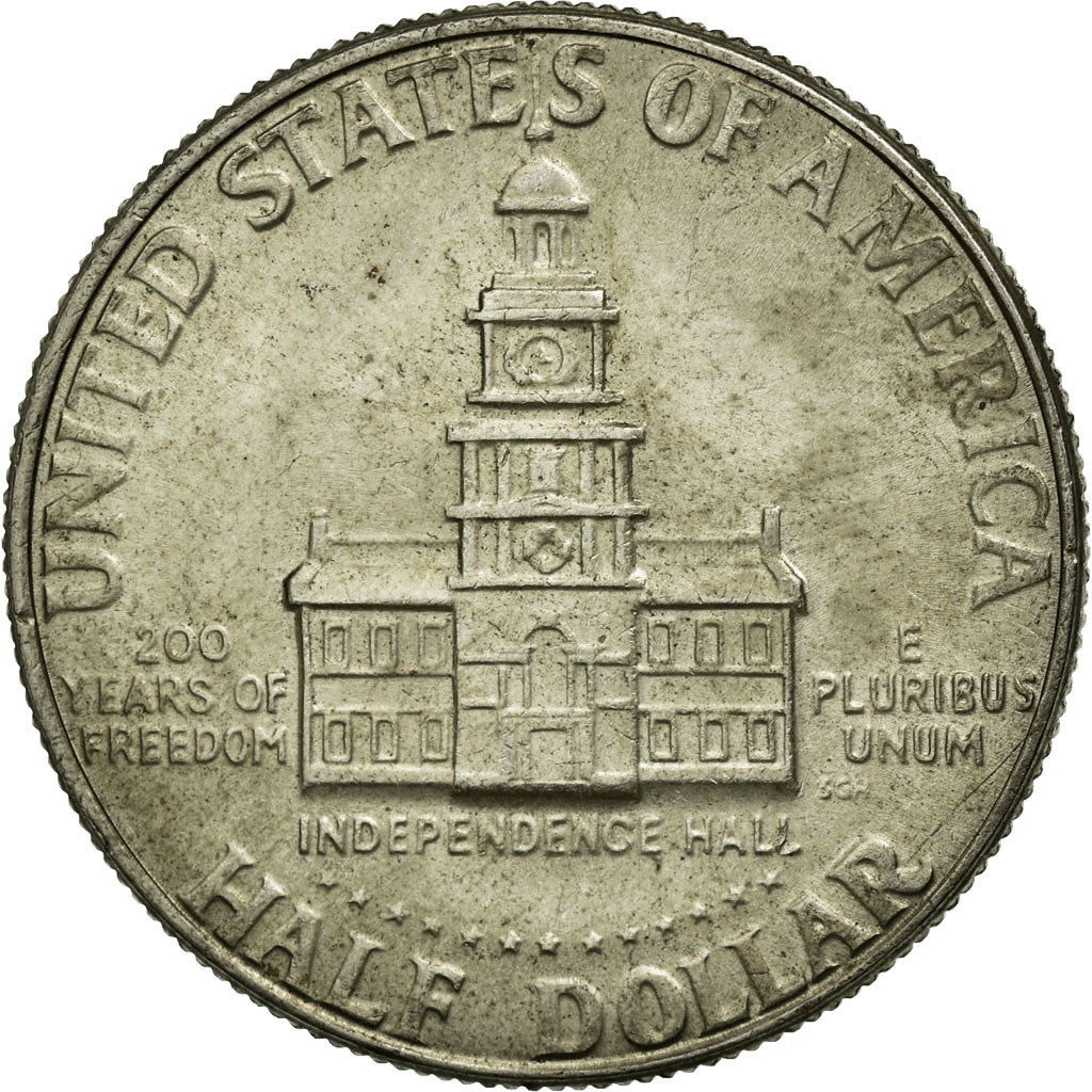 Coin, United States, Kennedy Half Dollar, Half Dollar, 1976, U.S. Mint