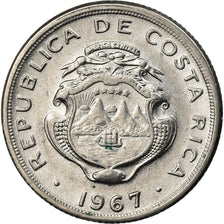 Moneda, Costa Rica, 10 Centimos, 1967, EBC, Acero inoxidable, KM:185.1a