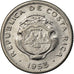 Moeda, Costa Rica, 10 Centimos, 1953, AU(55-58), Aço Inoxidável, KM:185.1a