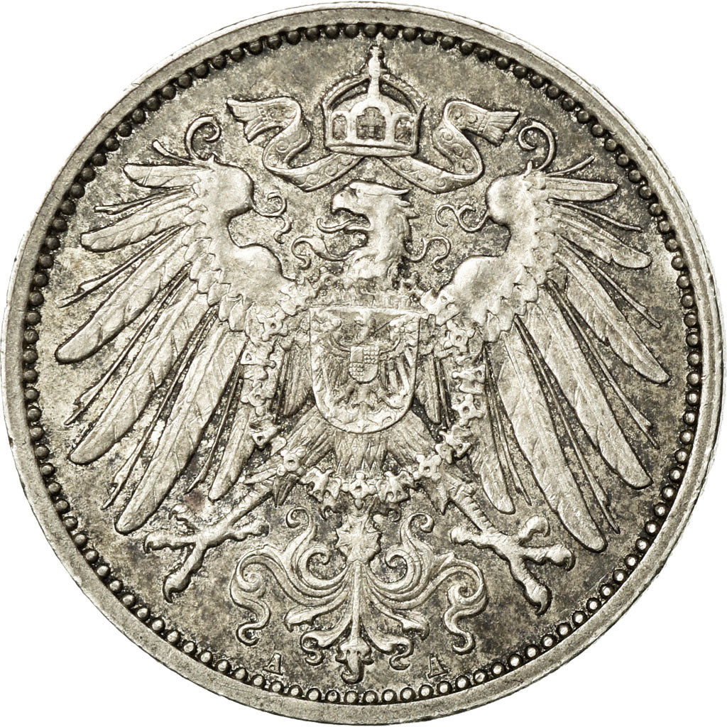 Coin, GERMANY - EMPIRE, Wilhelm II, Mark, 1906, Berlin, EF(40-45), Silver, KM:14