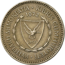 Coin, Cyprus, 50 Mils, 1972, EF(40-45), Copper-nickel, KM:41