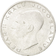 YUGOSLAVIA, 20 Dinara, 1938, KM #23, EF(40-45), Silver, 27, 8.98
