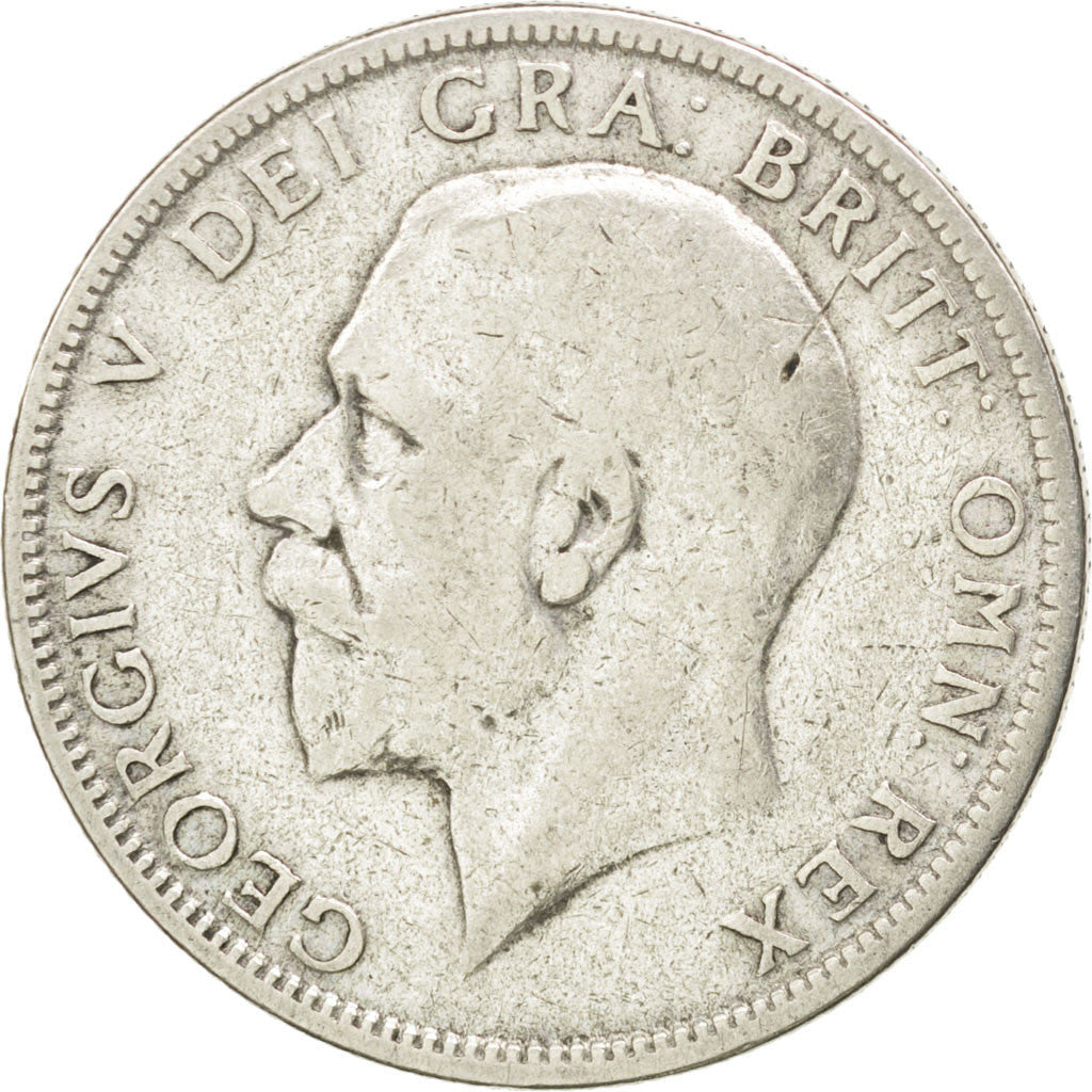 GREAT BRITAIN, Florin, Two Shillings, 1928, KM #834, VF(30-35), Silver, 28.3,...