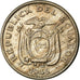 Coin, Ecuador, 10 Centavos, Diez, 1946, Philadelphia, EF(40-45), Copper-nickel