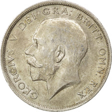 GREAT BRITAIN, 1/2 Crown, 1917, KM #818.1, EF(40-45), Silver, 32.3, 14.14