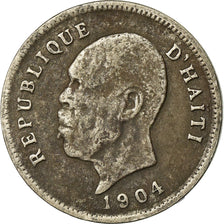 Coin, Haiti, 5 Centimes, 1904, VF(20-25), Copper-nickel, KM:53