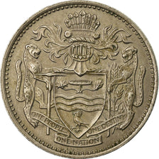 Moneta, Guyana, 25 Cents, 1967, BB, Rame-nichel, KM:34