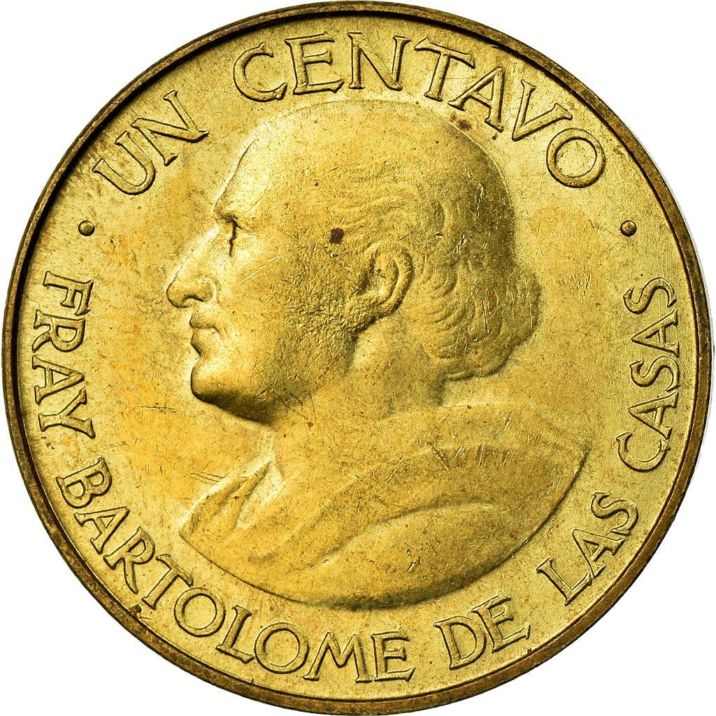 Coin, Guatemala, Centavo, Un, 1954, EF(40-45), Brass, KM:254