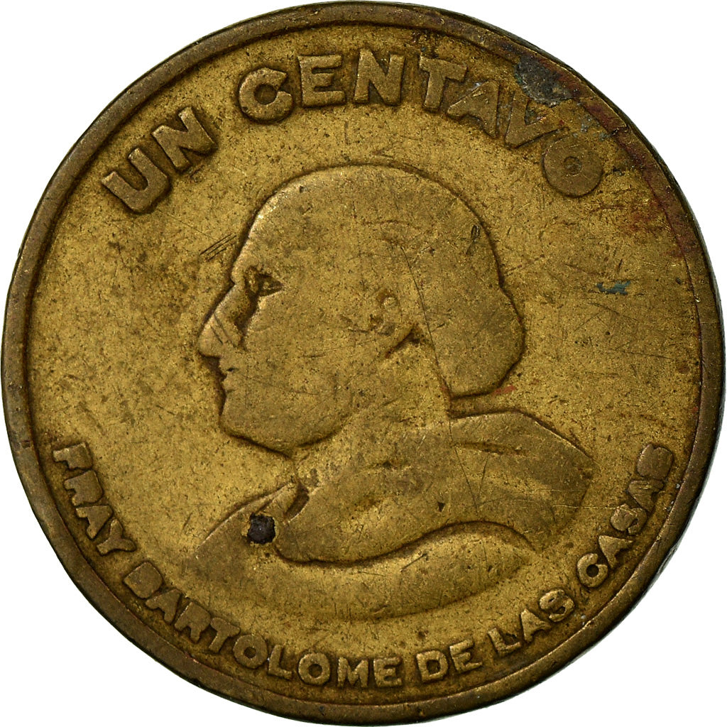 Moneda, Guatemala, Centavo, Un, 1950, BC, Latón, KM:254