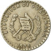 Moneta, Guatemala, 25 Centavos, 1976, BB, Rame-nichel, KM:272