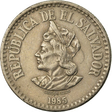 Moneda, El Salvador, Colon, 1985, Mexico City, Mexico, MBC, Cobre - níquel