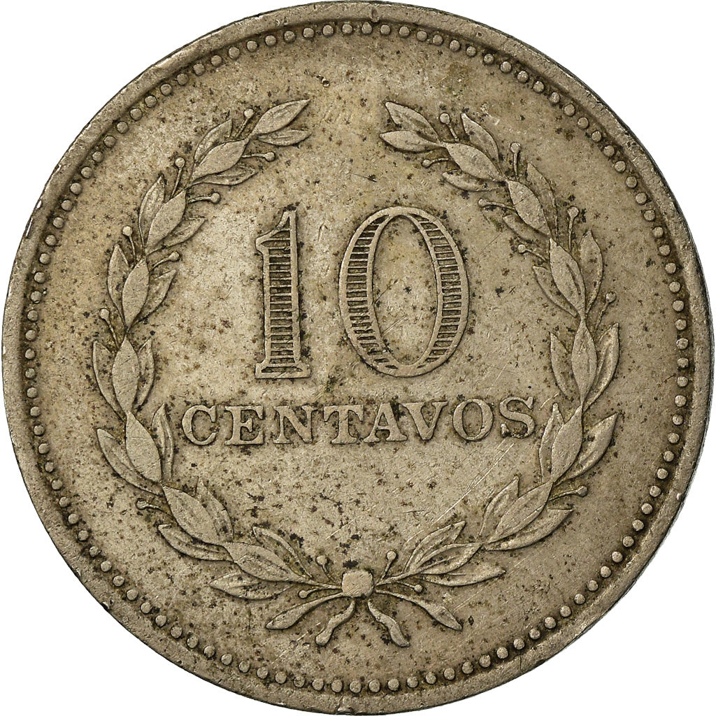 Moneta, El Salvador, 10 Centavos, 1975, British Royal Mint, England, BB, Acciaio