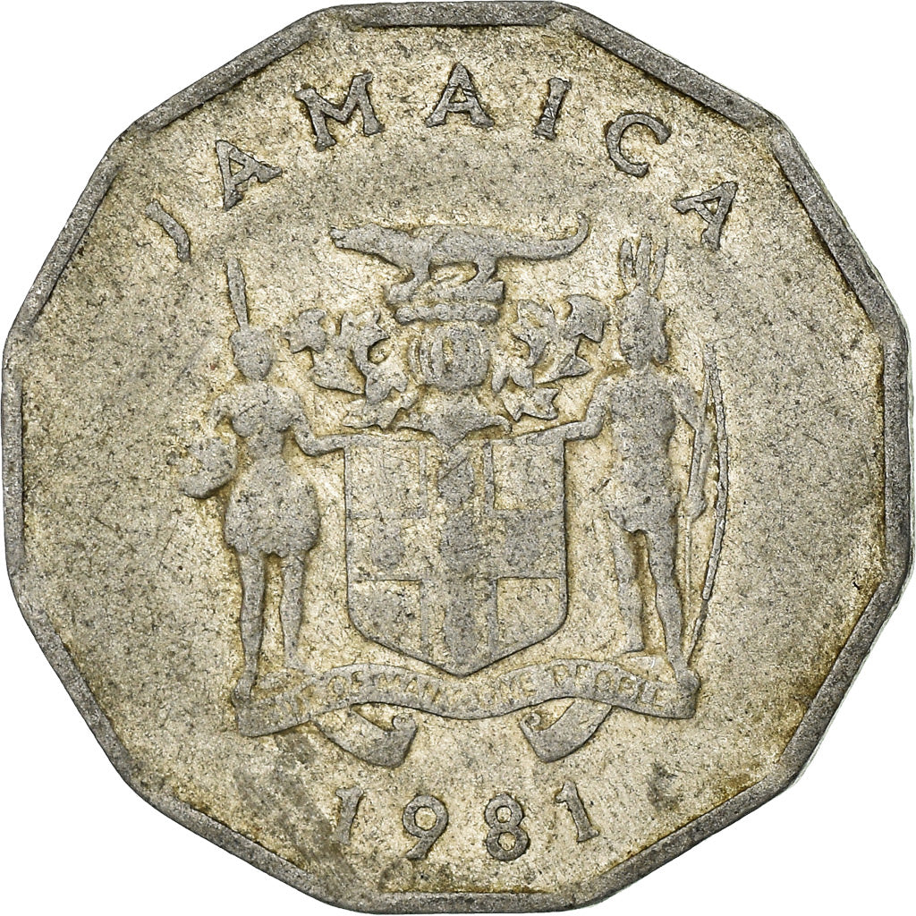 Coin, Jamaica, Elizabeth II, Cent, 1981, British Royal Mint, VF(20-25)