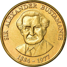 Moneta, Jamaica, Elizabeth II, Dollar, 1993, EF(40-45), Mosiądz niklowy, KM:145