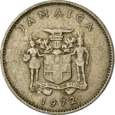Coin, Jamaica, Elizabeth II, 10 Cents, 1972, Franklin Mint, EF(40-45)