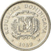 Coin, Dominican Republic, 5 Centavos, 1989, EF(40-45), Nickel Clad Steel, KM:69