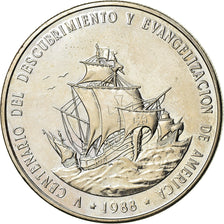 Coin, Dominican Republic, Peso, 1988, Dominican Republic Mint, EF(40-45)