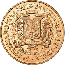 Coin, Dominican Republic, Centavo, 1963, EF(40-45), Bronze, KM:25