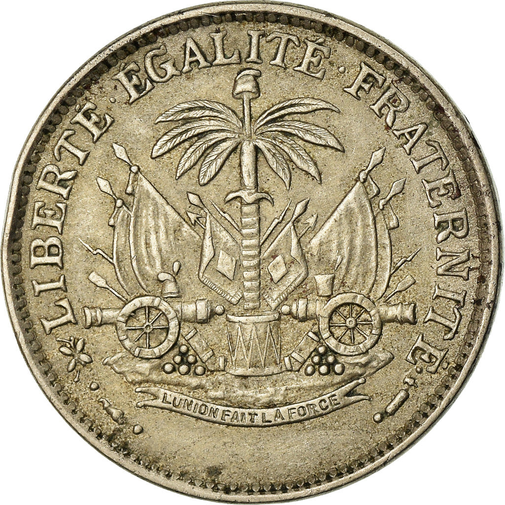 Coin, Haiti, 5 Centimes, 1904, EF(40-45), Copper-nickel, KM:52