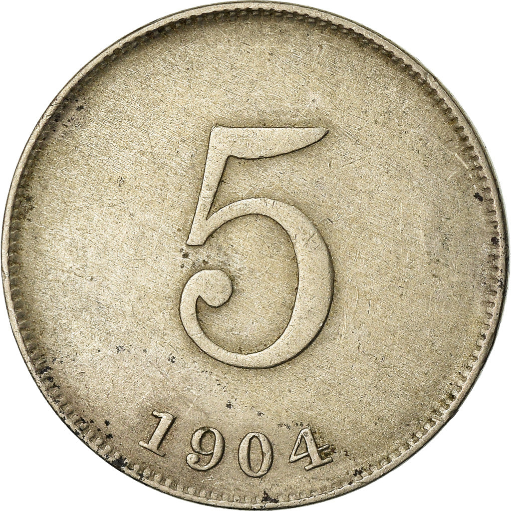 Coin, Haiti, 5 Centimes, 1904, EF(40-45), Copper-nickel, KM:52