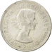 AUSTRALIA, Florin, 1954, Melbourne, KM #55, EF(40-45), Silver, 28.5, 0.00