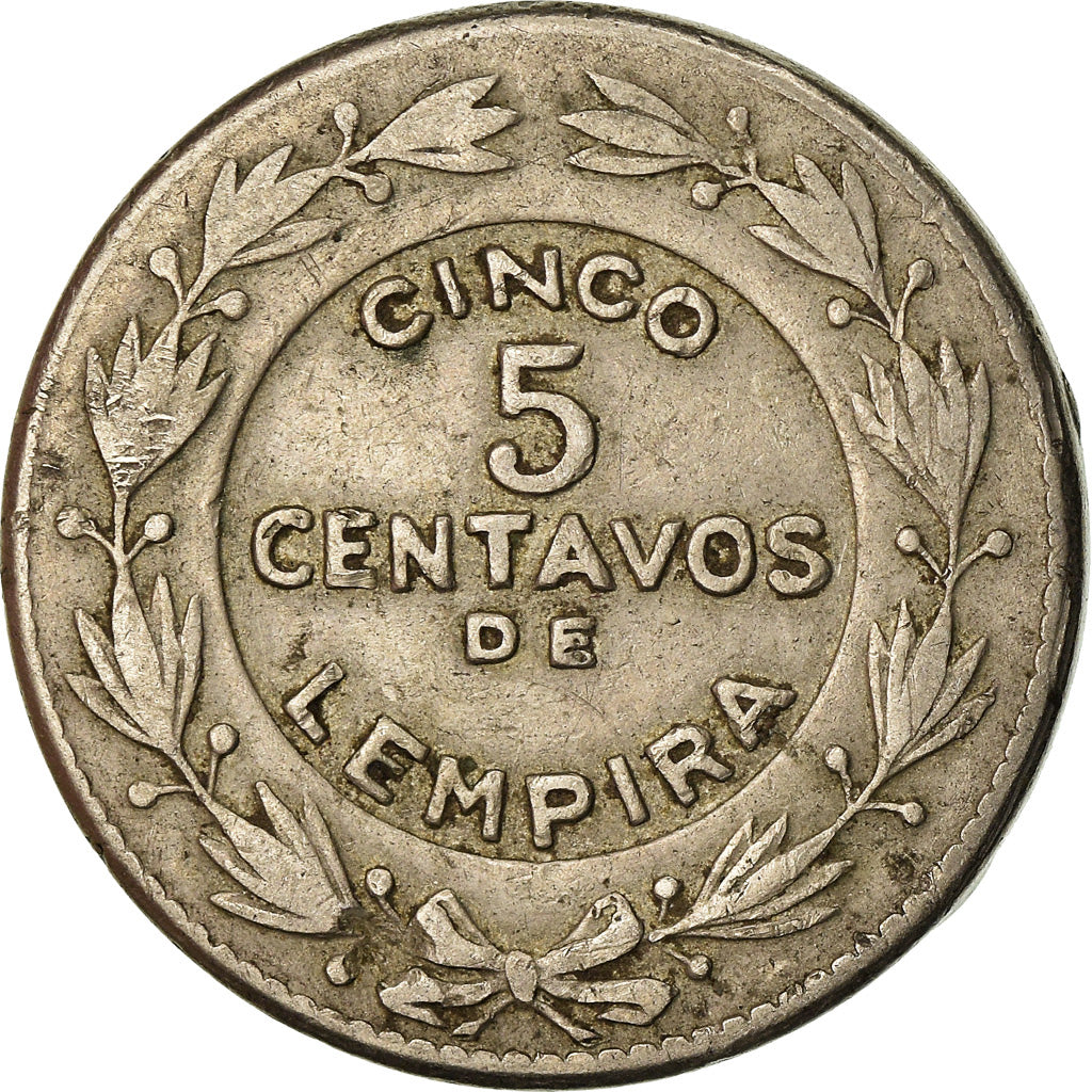 Moneda, Honduras, 5 Centavos, 1972, Philadelphia, BC+, Cobre - níquel, KM:72.1