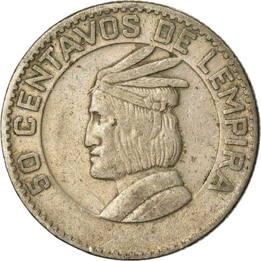 Coin, Honduras, 50 Centavos, 1967, EF(40-45), Copper-nickel, KM:80