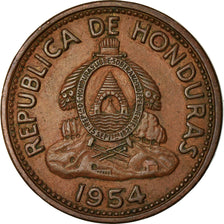Monnaie, Honduras, 2 Centavos, 1954, Philadelphie, U.S.A., TTB, Bronze, KM:78