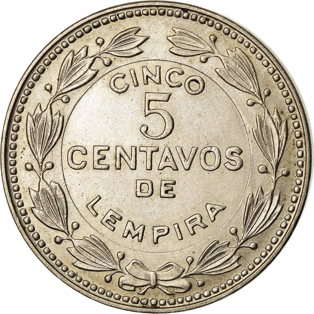 Coin, Honduras, 5 Centavos, 1954, EF(40-45), Copper-nickel, KM:72.2