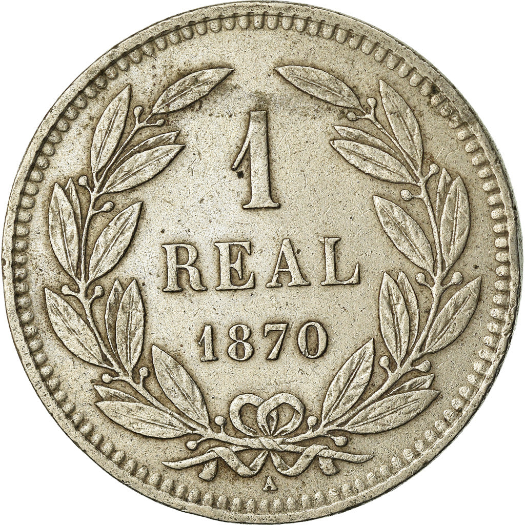 Monnaie, Honduras, Real, 1870, Paris, TTB, Copper-nickel, KM:33