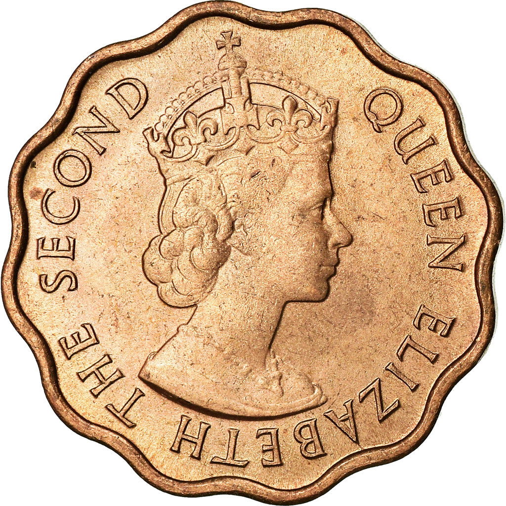 Coin, British Honduras, Elizabeth II, Cent, 1956, EF(40-45), Bronze, KM:30
