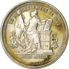 Coin, Honduras, 25 Centavos, 1885, EF(40-45), Silver, KM:50