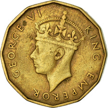 Coin, Fiji, George VI, Threepence, 1947, EF(40-45), Nickel-brass, KM:15