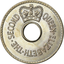 Moneta, Fiji, Elizabeth II, Penny, 1954, AU(55-58), Miedź-Nikiel, KM:21