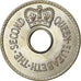 Moneta, Fiji, Elizabeth II, Penny, 1954, AU(55-58), Miedź-Nikiel, KM:21