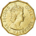 Moneda, Fiji, Elizabeth II, Threepence, 1955, EBC, Níquel - latón, KM:22