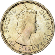 Moeda, Fiji, Elizabeth II, Sixpence, 1953, AU(55-58), Cobre-níquel, KM:19