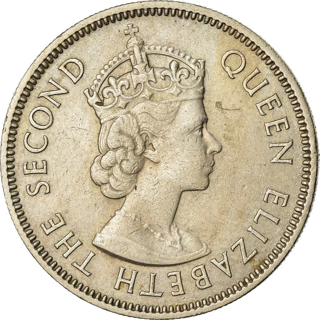 Coin, Fiji, Elizabeth II, Shilling, 1957, AU(55-58), Copper-nickel, KM:23