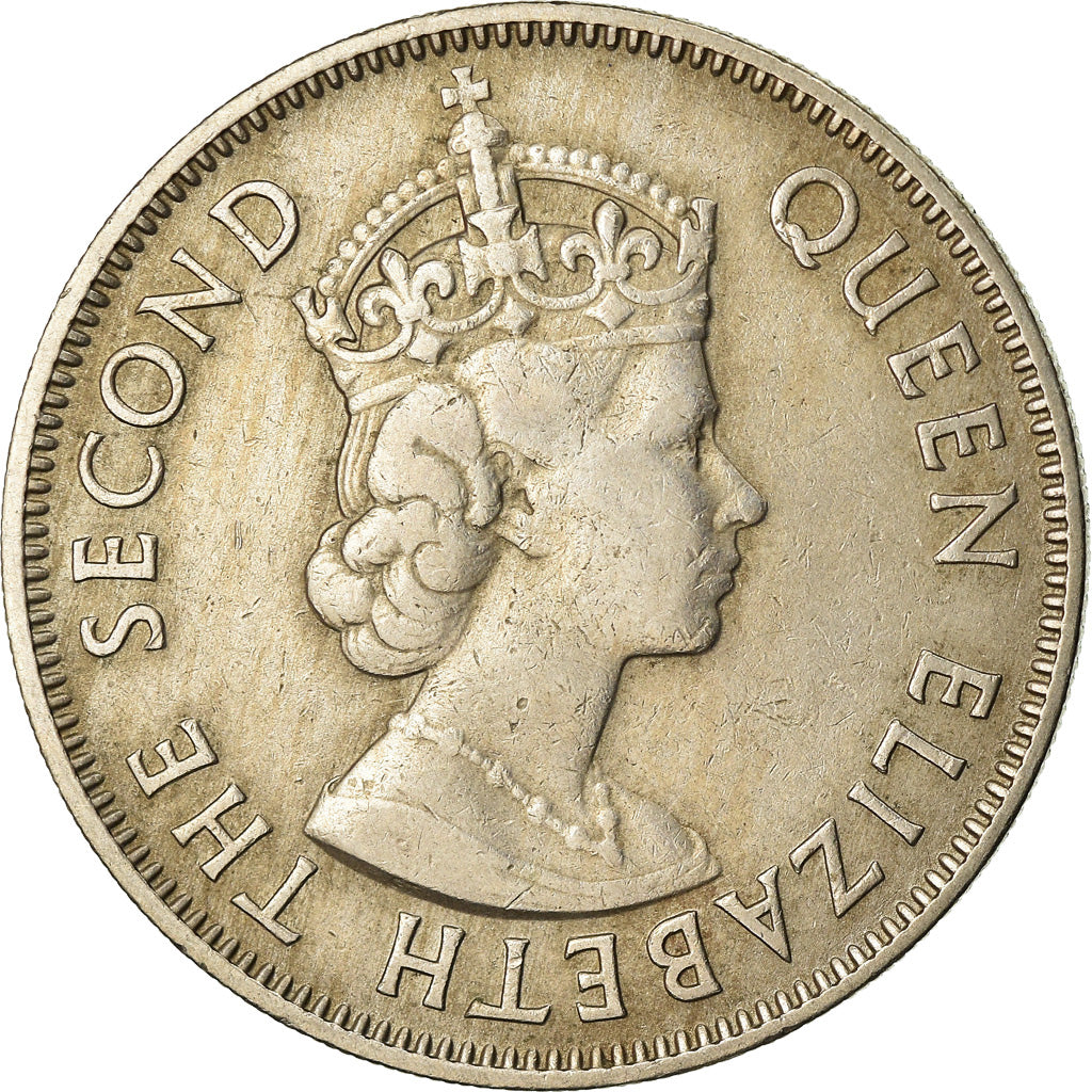 Munten, Fiji, Elizabeth II, Florin, 1957, PR, Copper-nickel, KM:24