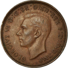 Coin, Australia, George VI, 1/2 Penny, 1948, EF(40-45), Bronze, KM:41