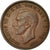 Moeda, Austrália, George VI, 1/2 Penny, 1943, EF(40-45), Bronze, KM:41