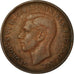 Moneda, Australia, George VI, Penny, 1941, BC+, Bronce, KM:36