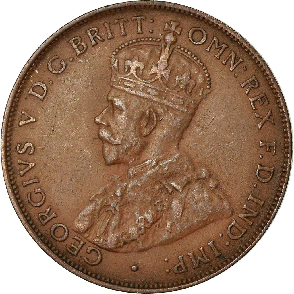 Coin, Australia, George V, Penny, 1922, EF(40-45), Bronze, KM:23
