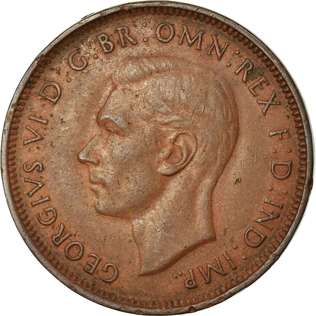 Monnaie, Australie, George VI, 1/2 Penny, 1938, Melbourne, TTB, Bronze, KM:35